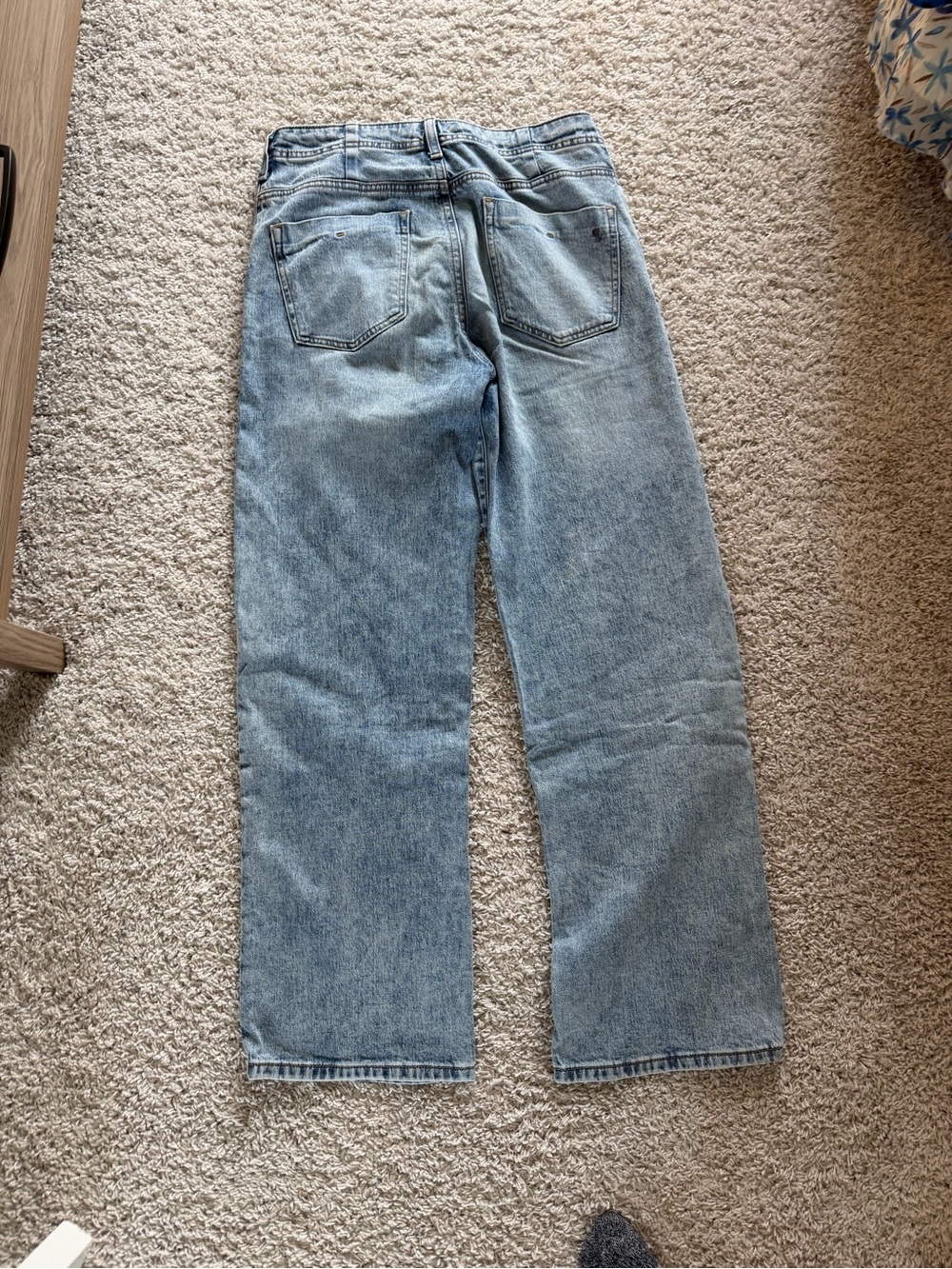 Pilcro light denim wash straight jeans - Picture 3 of 3